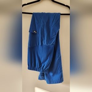 Small Royal Blue Grey's Anatomy Lilah 1 Pocket Cargo Maternity Scrub Pant